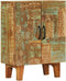 vidaXL - Dressoir - handgesneden - 55x30x75 - cm - massief - gerecycled - hout