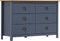 vidaXL - Dressoir - Hill - 125x40x80 - cm - massief - grenenhout - grijs