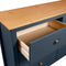 vidaXL - Dressoir - Hill - 125x40x80 - cm - massief - grenenhout - grijs