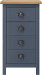 vidaXL - Dressoir - Hill - 46x35x80 - cm - massief - grenenhout - grijs