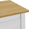vidaXL - Dressoir - Hill - 46x35x80 - cm - massief - grenenhout - wit
