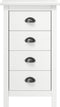 vidaXL - Dressoir - Hill - 46x35x80 - cm - massief - grenenhout - wit