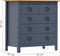 vidaXL - Dressoir - Hill - 79x40x80 - cm - massief - grenenhout - grijs