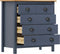 vidaXL - Dressoir - Hill - 79x40x80 - cm - massief - grenenhout - grijs