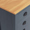 vidaXL - Dressoir - Hill - 79x40x80 - cm - massief - grenenhout - grijs