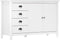 vidaXL - Dressoir - Hill - 79x40x80 - cm - massief - grenenhout - wit