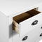 vidaXL - Dressoir - Hill - 79x40x80 - cm - massief - grenenhout - wit