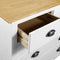 vidaXL - Dressoir - Hill - 79x40x80 - cm - massief - grenenhout - wit