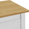 vidaXL - Dressoir - Hill - 79x40x80 - cm - massief - grenenhout - wit