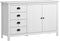 vidaXL - Dressoir - Hill - 79x40x80 - cm - massief - grenenhout - wit