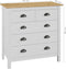 vidaXL - Dressoir - Hill - 79x40x80 - cm - massief - grenenhout - wit