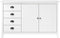 vidaXL - Dressoir - Hill - 79x40x80 - cm - massief - grenenhout - wit