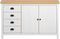 vidaXL - Dressoir - Hill - 79x40x80 - cm - massief - grenenhout - wit
