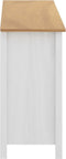 vidaXL - Dressoir - Hill - 79x40x80 - cm - massief - grenenhout - wit