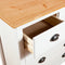 vidaXL - Dressoir - Hill - 79x40x80 - cm - massief - grenenhout - wit