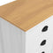 vidaXL - Dressoir - Hill - 79x40x80 - cm - massief - grenenhout - wit