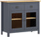 vidaXL - Dressoir - Hill - Range - 90x40x80 - cm - massief - grenenhout - grijs