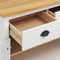vidaXL - Dressoir - Hill - Range - 90x40x80 - cm - massief - grenenhout - wit