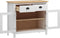 vidaXL - Dressoir - Hill - Range - 90x40x80 - cm - massief - grenenhout - wit