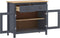 vidaXL - Dressoir - Hill - Range - 90x40x80 - cm - massief - grenenhout - grijs