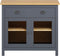 vidaXL - Dressoir - Hill - Range - 90x40x80 - cm - massief - grenenhout - grijs