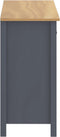 vidaXL - Dressoir - Hill - Range - 90x40x80 - cm - massief - grenenhout - grijs