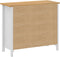 vidaXL - Dressoir - Hill - Range - 90x40x80 - cm - massief - grenenhout - wit