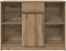 vidaXL - Dressoir - lade - 101x35x76 - cm - spaanplaat - artisanaal - eikenkleurig