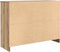 vidaXL - Dressoir - lade - 101x35x76 - cm - spaanplaat - artisanaal - eikenkleurig