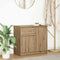 vidaXL - Dressoir - lade - 71x35x65 - cm - spaanplaat - artisanaal - eikenkleurig