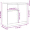 vidaXL - Dressoir - lade - 71x35x65 - cm - spaanplaat - artisanaal - eikenkleurig