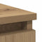 vidaXL - Dressoir - lade - 71x35x65 - cm - spaanplaat - artisanaal - eikenkleurig