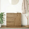vidaXL - Dressoir - lade - 71x35x65 - cm - spaanplaat - artisanaal - eikenkleurig