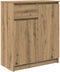 vidaXL - Dressoir - lade - 71x35x84 - cm - spaanplaat - artisanaal - eikenkleurig
