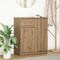 vidaXL - Dressoir - lade - 71x35x84 - cm - spaanplaat - artisanaal - eikenkleurig