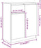 vidaXL - Dressoir - lade - 71x35x84 - cm - spaanplaat - artisanaal - eikenkleurig