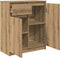 vidaXL - Dressoir - lade - 71x35x84 - cm - spaanplaat - artisanaal - eikenkleurig
