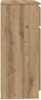 vidaXL - Dressoir - lade - 71x35x84 - cm - spaanplaat - artisanaal - eikenkleurig