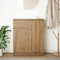 vidaXL - Dressoir - lade - 71x35x84 - cm - spaanplaat - artisanaal - eikenkleurig