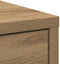 vidaXL - Dressoir - lade - 80x34x76 - cm - spaanplaat - artisanaal - eikenkleurig