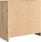 vidaXL - Dressoir - lade - 80x34x76 - cm - spaanplaat - artisanaal - eikenkleurig