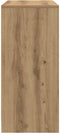 vidaXL - Dressoir - lade - 80x34x76 - cm - spaanplaat - artisanaal - eikenkleurig