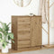 vidaXL - Dressoir - lades - 71x35x84 - cm - spaanplaat - artisanaal - eikenkleurig