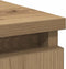 vidaXL - Dressoir - lades - 71x35x84 - cm - spaanplaat - artisanaal - eikenkleurig