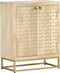 vidaXL - Dressoir - met - 2 - deuren - 55x30x70 - cm - massief - mangohout