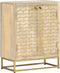 vidaXL - Dressoir - met - 2 - deuren - 55x30x70 - cm - massief - mangohout