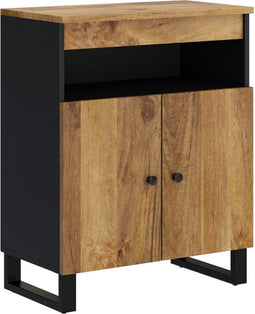 vidaXL - Dressoir - met - 2 - deuren - 60x33x75 - cm - massief - mangohout