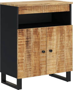 vidaXL - Dressoir - met - 2 - deuren - 60x33x75 - cm - massief - mangohout