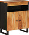 vidaXL - Dressoir - met - 2 - deuren - 60x33x75 - cm - massief - acaciahout