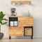 vidaXL - Dressoir - met - 2 - deuren - 80x33x75 - cm - massief - mangohout